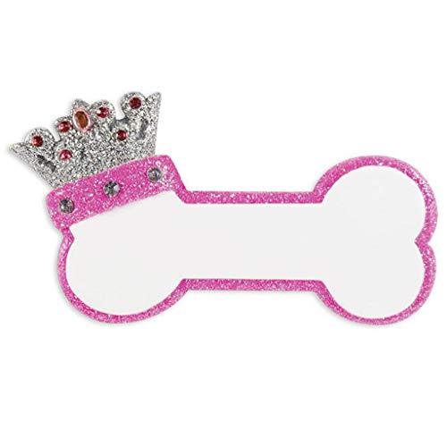 Princess Dog Bone Ornament