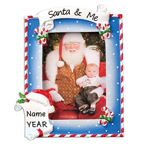 Santa and Me Photo Frame Ornament