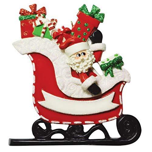 Santa's Gift Sleigh Ornament