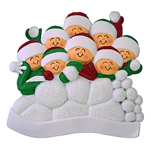Snowball Family Ornament (Family of 8)