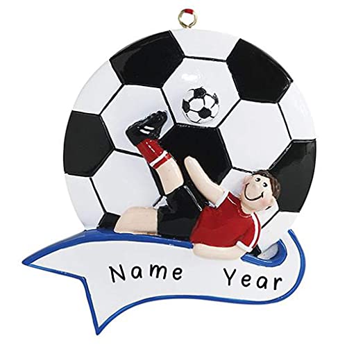 Soccer Ball Soccer Star Ornament (Soccer Kick Boy)