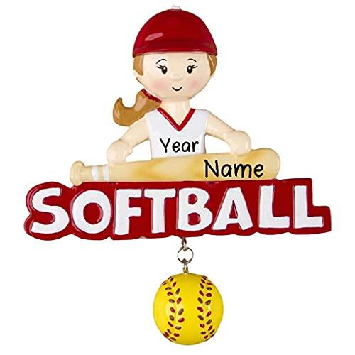 Softball Girl Ornament (Softball World)