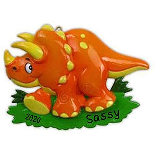 T-REX Dinosaur Ornament (Orange)