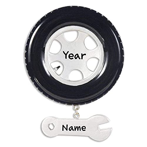 Tire and Wrench Ornament