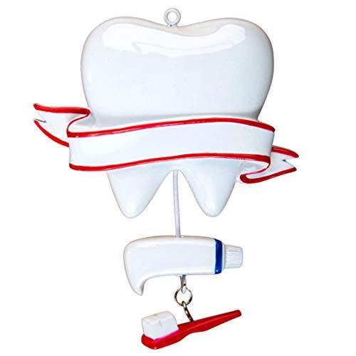 Tooth Dangle Toothpaste Brush Dentist Ornament