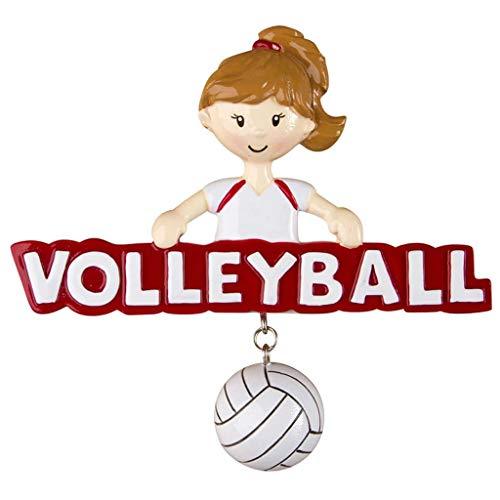 Volleyball Girl Personalized Ornament