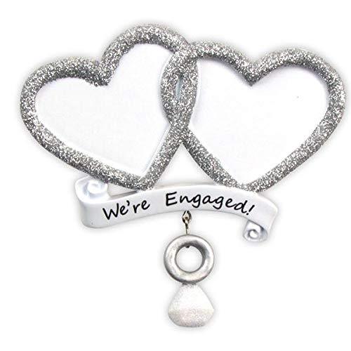 We`re Engaged Ornament (Engaged Heart)