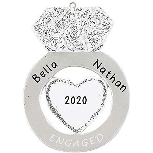 We`re Engaged Ornament (Engaged Ring)
