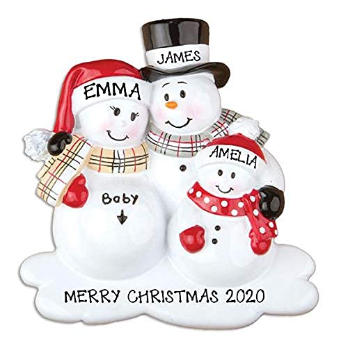 We`re Expecting Baby Children Ornament (Family of 3)