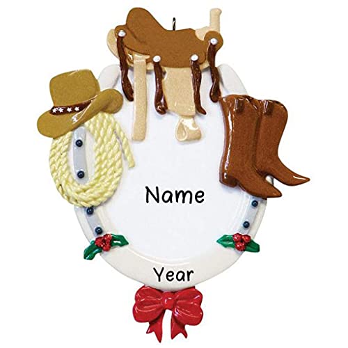 Western Horseshoe Ornament